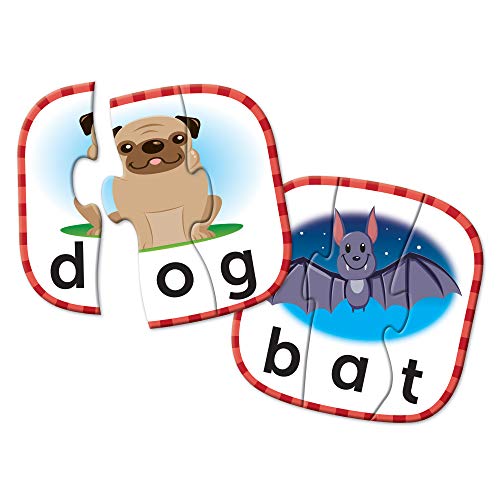 Learning Resources 3-Letter Word Puzzle Cards, Kindergarten Readniness, Self Correcting Puzzles, Ages 3+ from Learning Resources