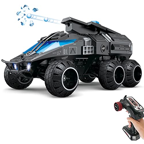 Mostop Remote Control Car, 1500pcs Water Shots 6WD Hobby RC Cars for Kids Boys &Adults, 1/12 Scale Off-Road RC Crawler Car Space Vehicle Toy Gift with Speed & Steering Control Nerf Car from Mostop