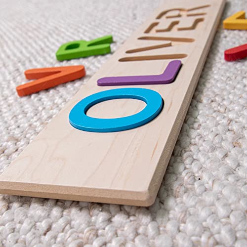 Fat Brain Toys Wooden Personalized Name Puzzle - Flat Rate up to 9 Letters from Fat Brain Toys