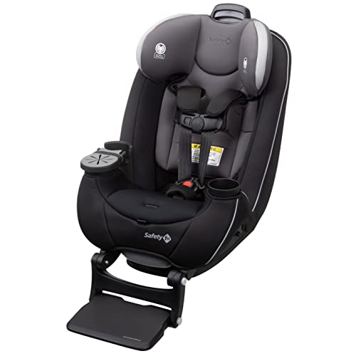 Safety 1st Grow and Go Extend 'n Ride LX Convertible Car Seat, with ComfortPlus Footrest Providing Up to 7 Inches of Additional Leg Room in -Rear-Facing Mode, Mine Shaft by Dorel Juvenile Group