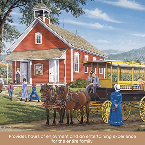 Bits and Pieces - 300 Large Piece Puzzles for Adults - Value Set of Three - Sunny Season Collection by Artist John Sloane - Jigsaw Puzzles - 18" X 24" by Melville Direct