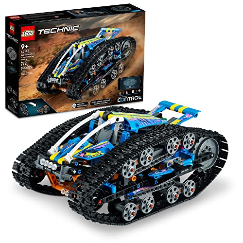 LEGO Technic App-Controlled Transformation Vehicle 42140, Remote Control Car Toy, 2in1 Set, Off Road RC Flip Toys, Presents for Kids, Boys & Girls by LEGO