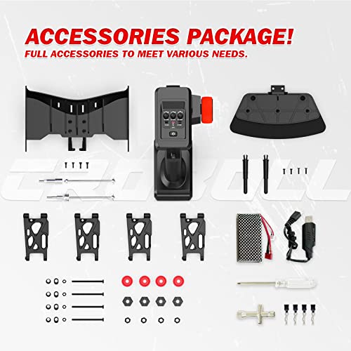 CROBOLL 1:14 Fast RC Cars for Adults 70+KMH Hobby RC Truck, 4WD Remote Control Car Off-Road Racing Buggy, Electric Vehicle Toy for Adults Kids with Oil-Filled Shock Absorbers from CROBOLL