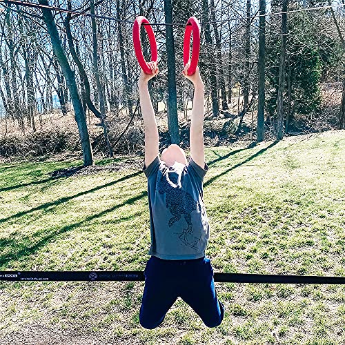 Gentle Booms Sports Ninja Warrior Obstacle Course for Kids Outside Toys Ninja Warrior line Accessories - for Backyard Tree Training Equipment Set Outdoor Play Gym from Gentle Booms Sports