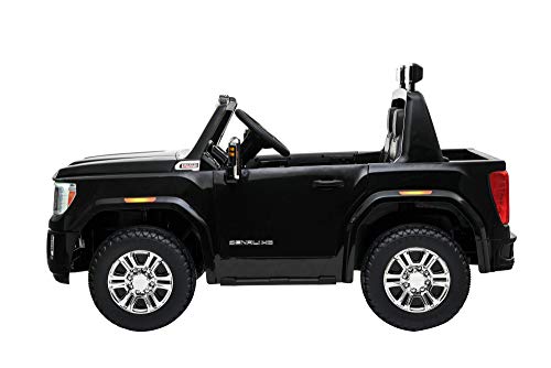 DAKOTT GMC Sierra Denali HD Two Seater 12 Volt Ride-On Truck w/ 2.4G Remote Control, LED Lights, Horn, Music, MP3/USB, Storage Box, Spring Suspension, Electric Vehicle for Kids . by Dakott