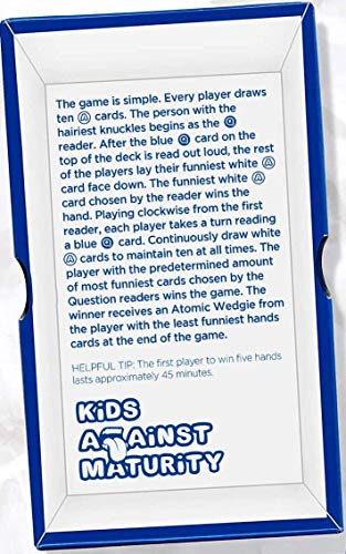 Kids Against Maturity: Card Game for Kids and Families, Super Fun Hilarious for Family Party Game Night by El El Sea LLC