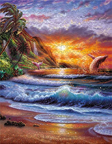 Ceaco - 8 in 1 Multipack - Seaside - (2) Round 300 Piece, (4) 500 Piece, (1) 750 Piece (1) 1000 Piece Jigsaw Puzzles from Ceaco