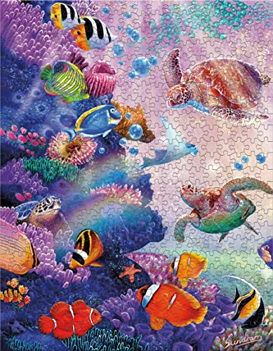 Ceaco - 8 in 1 Multipack - Seaside - (2) Round 300 Piece, (4) 500 Piece, (1) 750 Piece (1) 1000 Piece Jigsaw Puzzles from Ceaco