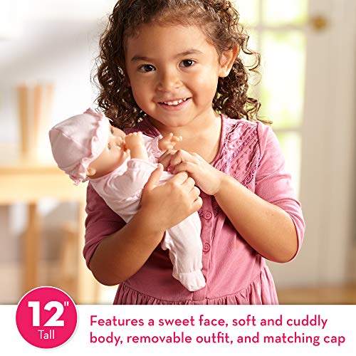 Melissa & Doug Mine to Love Jenna 12" Soft Body Baby Doll With Romper, Hat by Melissa & Doug