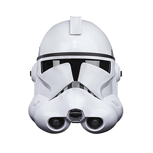 Star Wars The Black Series Phase II Clone Trooper Premium Electronic Helmet, The Clone Wars Roleplay Collectible, Kids Ages 14 and Up by Hasbro