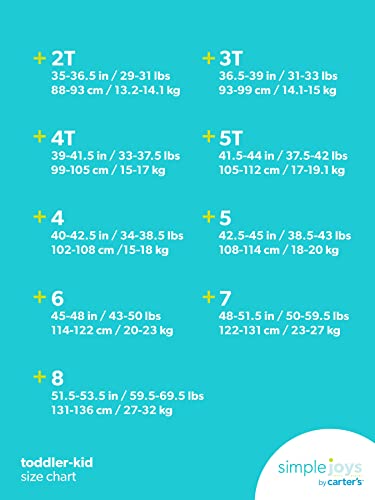 Simple Joys by Carter's Baby Girls' Toddler 4 Piece Pajama Set, Owl/Floral, 4T from Carter's Simple Joys -Private Label -Vendor Flex CRI