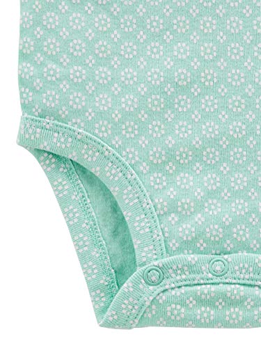 Simple Joys by Carter's Baby Girls' 5-Pack Long-Sleeve Bodysuit, Pink/Navy/Mint, 18 Months from Carter's Simple Joys -Private Label -Vendor Flex CRI