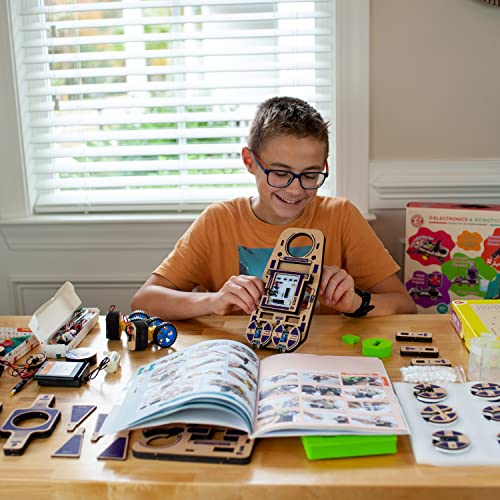 Butterfly EduFields Electronics & Robotics Science kit for Kids | DIY Build Robot Toys with 100+ Parts Including Sensors, Motors & Batteries | 40+ STEM Engineering Projects for 12+ Age Kids from Butterfly EduFields