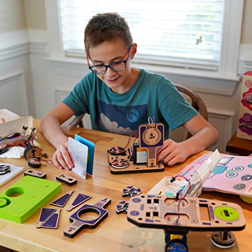 Butterfly EduFields Electronics & Robotics Science kit for Kids | DIY Build Robot Toys with 100+ Parts Including Sensors, Motors & Batteries | 40+ STEM Engineering Projects for 12+ Age Kids from Butterfly EduFields