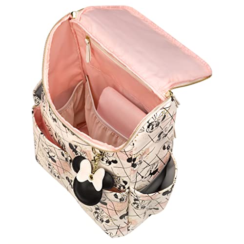 Petunia Pickle Bottom Method Backpack | Baby Bag | Baby Diaper Bag for Parents | Baby Backpack Diaper Bag | Stylish Backpack Modern Parents | Shimmery Minnie Mouse by 