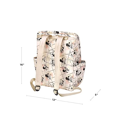 Petunia Pickle Bottom Method Backpack | Baby Bag | Baby Diaper Bag for Parents | Baby Backpack Diaper Bag | Stylish Backpack Modern Parents | Shimmery Minnie Mouse by 