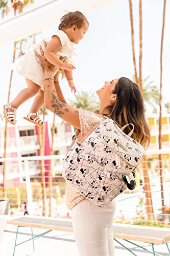 Petunia Pickle Bottom Method Backpack | Baby Bag | Baby Diaper Bag for Parents | Baby Backpack Diaper Bag | Stylish Backpack Modern Parents | Shimmery Minnie Mouse by 