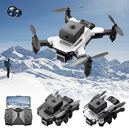 Bzdzmqm Mini Drone for Kids Adults, Drone with 1080p Dual Hd Camera Optical Fl-ow Localization Remote Control Toys Gifts with Altitude Hold Headless Mode One Key Start 3-Level Flight Speed by Bzdzmqm