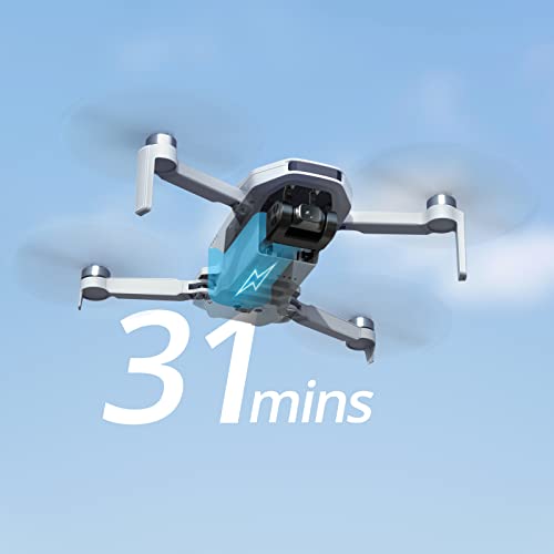 Potensic ATOM SE Drones with Camera for Adults 4K EIS, Under 249g, 4KM Long Transmission, Level 5 Wind Resistance, 31 Mins Flight, GPS Auto Return, Portable and Foldable Drone for Beginners from Potensic