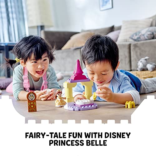 LEGO DUPLO Disney Belle's Ballroom 10960 Building Toy for Kids Aged 2+; Princess Belle, Lumiere, Cogsworth and Chip (23 Pieces) from LEGO