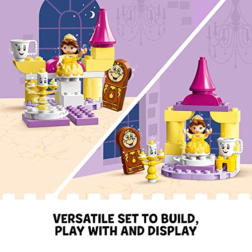 LEGO DUPLO Disney Belle's Ballroom 10960 Building Toy for Kids Aged 2+; Princess Belle, Lumiere, Cogsworth and Chip (23 Pieces) from LEGO