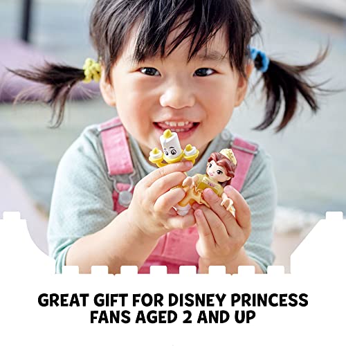 LEGO DUPLO Disney Belle's Ballroom 10960 Building Toy for Kids Aged 2+; Princess Belle, Lumiere, Cogsworth and Chip (23 Pieces) from LEGO