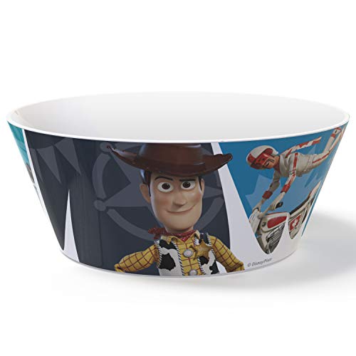 Zak Designs Kids Dinnerware 5 Piece Set - Toy Story 4, Plate, Bowl, Water Bottle, and Utensil Tableware, Non-BPA Made of Durable Material and Perfect for Kids by 