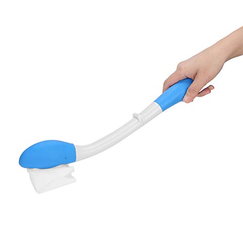 Foldable Toilet Aids Tools, 15.7"Long Reach Comfort Wipe Bottom Grips, Toilet Aid Self Wipe Assist Tissue Holder Tool from Sonew