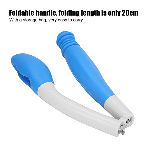 Foldable Toilet Aids Tools, 15.7"Long Reach Comfort Wipe Bottom Grips, Toilet Aid Self Wipe Assist Tissue Holder Tool from Sonew