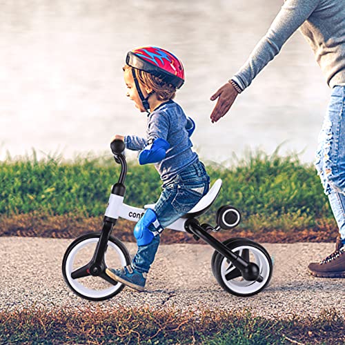 XIAPIA 4 in 1 Tricycle for Toddler Age 2-5, Folding Toddler Tricycle & Toddler Trike & Baby Balance Bike with Adjustable Seat and Detachable Pedal, Ideal Riding Toys Gift for Boys Girls from XIAPIA