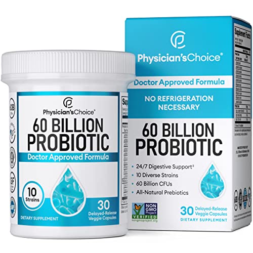 Probiotics 60 Billion CFU - Probiotics for Women, Probiotics for Men and Adults, Natural, Shelf Stable Probiotic Supplement with Organic Prebiotic, Acidophilus Probiotic from JB7, LLC