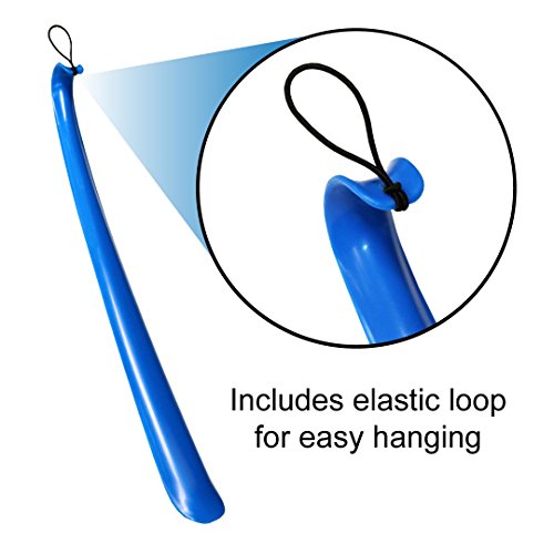 Flexible Blue Plastic Shoehorn from Richardson Products, Inc.