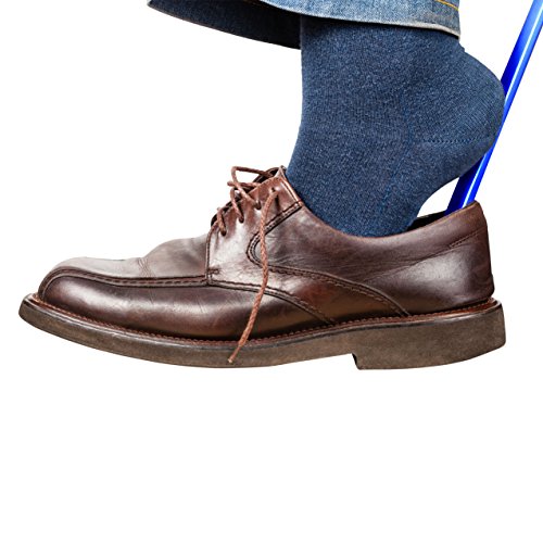 Flexible Blue Plastic Shoehorn from Richardson Products, Inc.