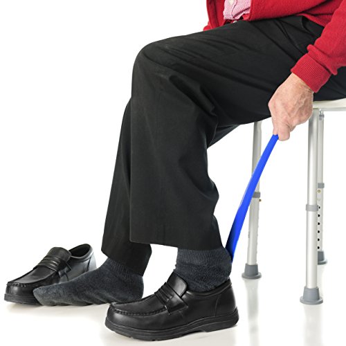 Flexible Blue Plastic Shoehorn from Richardson Products, Inc.