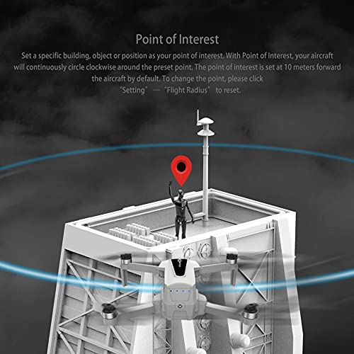 Contixo Pocket Drones F31, with Camera for Adults, 4K Gimbal Camera Drone, Lightweight, 25 Minutes Flight Time, Follow Me, Brushless Motors, 5GHz FPV Transmission, GPS Auto Return Home from Contixo