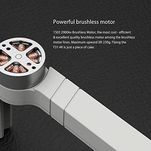Contixo Pocket Drones F31, with Camera for Adults, 4K Gimbal Camera Drone, Lightweight, 25 Minutes Flight Time, Follow Me, Brushless Motors, 5GHz FPV Transmission, GPS Auto Return Home from Contixo