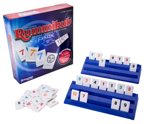 Rummikub by Pressman - Classic Edition - The Original Rummy Tile Game, Blue from Pressman