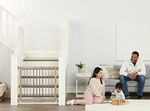 Regalo Heritage and Home Wooden Extra Wide Stairway and Hallway Walk Through Baby Safety Gate with Mounting Kit from AmazonUs/REGAI