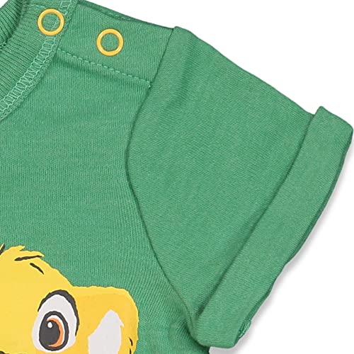Disney Lion King Simba Baby Boys Romper Sunhat Set Green 6-9 Months by Bentex Group, Inc.
