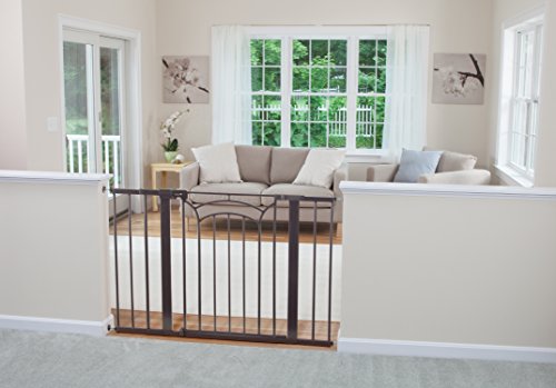 Safety 1st DÃ©cor Easy Install Tall & Wide Baby Gate with Pressure Mount Fastening from Safety 1st