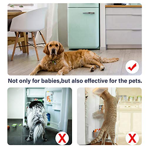 EUDEMON Home Refrigerator Fridge Freezer Door Lock Latch Catch Toddler Kids Child Baby Safety Lock Easy to Install and Use 3M VHB Adhesive no Tools Need or Drill (Greyï¼1 Pack) from Ningbo Eudemon Child Protective Equipment Co., Ltd.