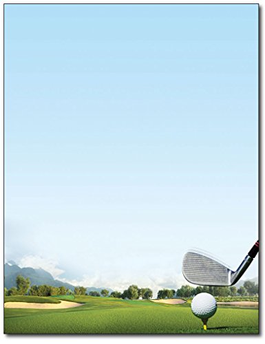 Tee Off Stationery Paper - 80 Sheets from Desktop Publishing Supplies, Inc.