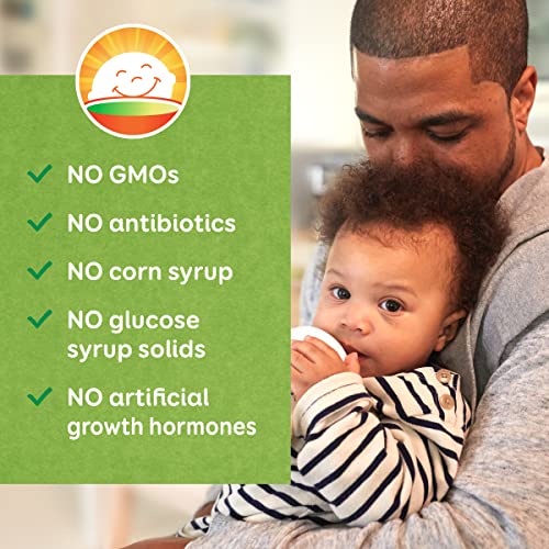 Happy Baby Organics Infant Formula, Milk Based Powder with Iron,Stage 2, 21 Ounce (Pack of 4) packaging may vary by Happy Baby