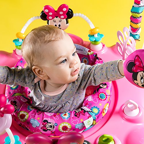 Disney Baby MINNIE MOUSE PeekABoo Activity Jumper with Lights and Melodies, Ages 6 months + from Kids II
