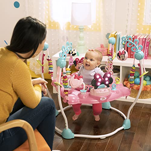 Disney Baby MINNIE MOUSE PeekABoo Activity Jumper with Lights and Melodies, Ages 6 months + from Kids II