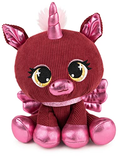 GUND P.Lushes Designer Fashion Pets Vera Von Cord Premium Pegasus Stuffed Animal, Burgandy and Pink, 6â by Spin Master