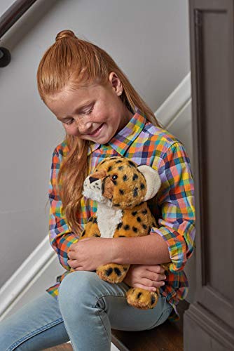 Wild Republic Cheetah Cub Plush, Stuffed Animal, Plush Toy, Gifts for Kids, Cuddlekins 12" by Wild Republic