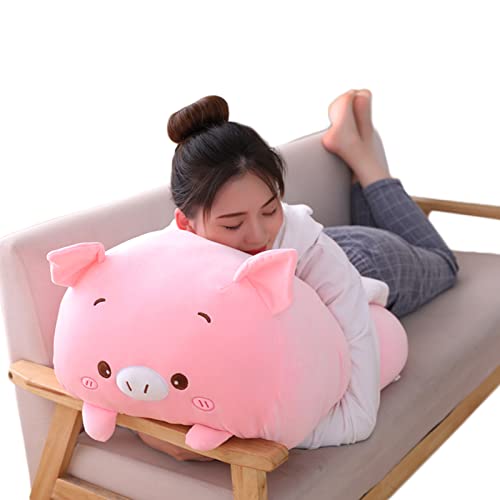 Pig Plush Stuffed Animal, Cute Pink Pig Plushie Toy Gifts for Kids Birthday, Valentine, Christmas, 8inch from hitoshe