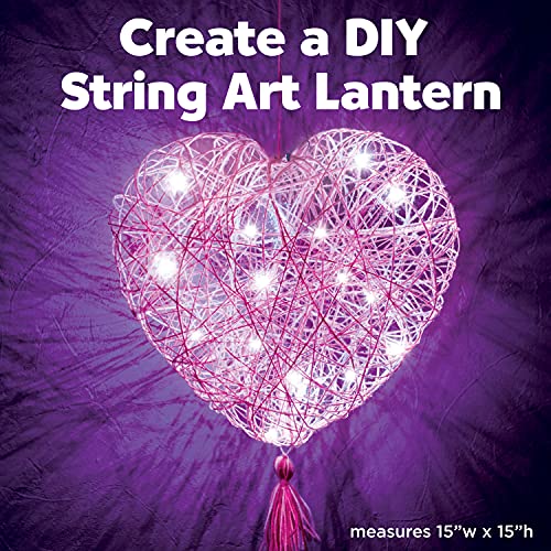 Creativity for Kids String Art Heart Light - Create a Heart Shaped String Art Lantern - String Art Kids for Kids by Creativity for Kids