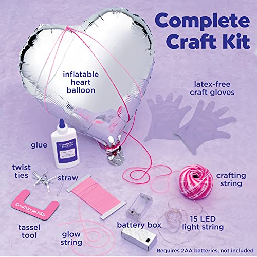 Creativity for Kids String Art Heart Light - Create a Heart Shaped String Art Lantern - String Art Kids for Kids by Creativity for Kids